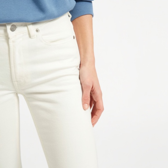 Everlane Denim - Everlane The Mid-Rise Skinny Jean White 27